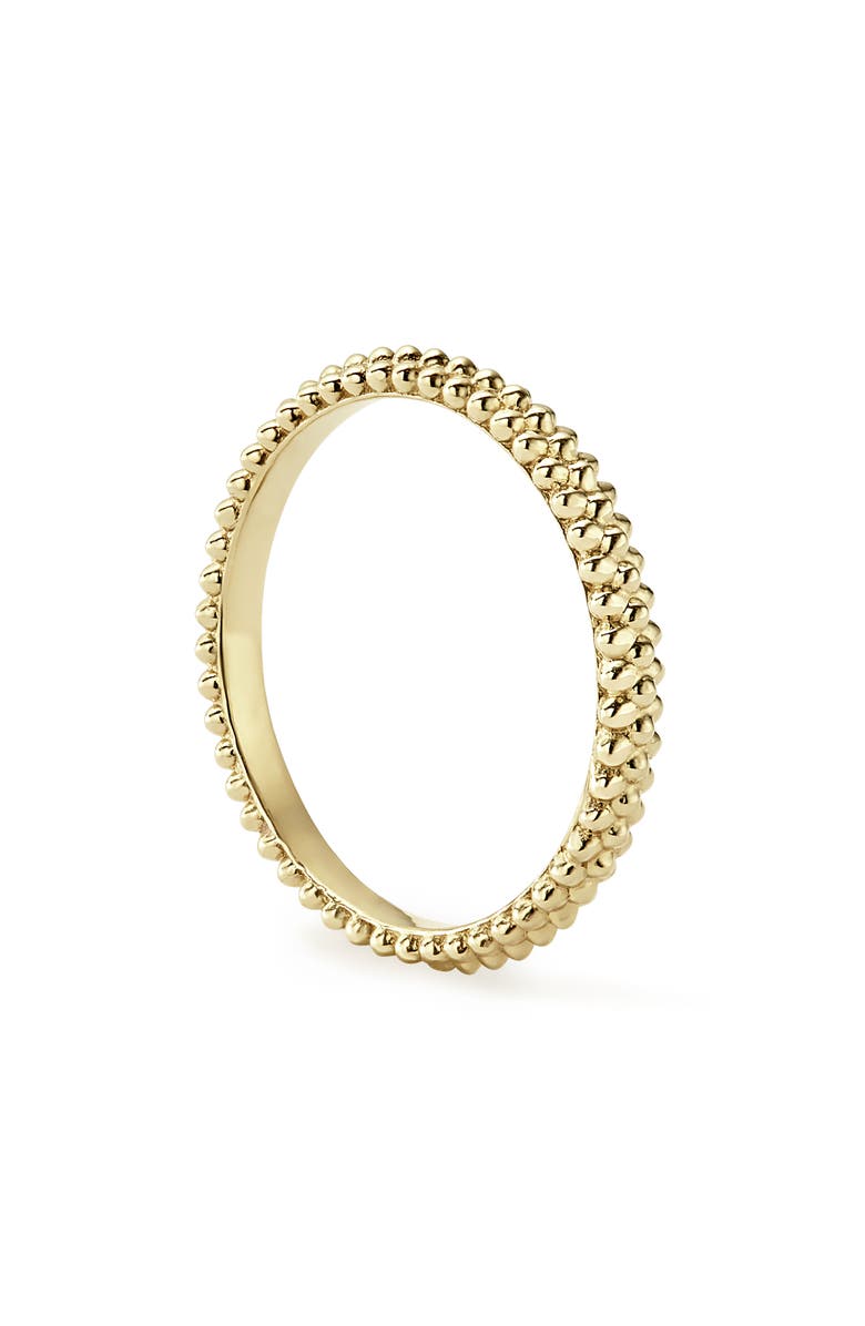 LAGOS Micro Caviar Beaded Stacking Ring, Alternate, color, 