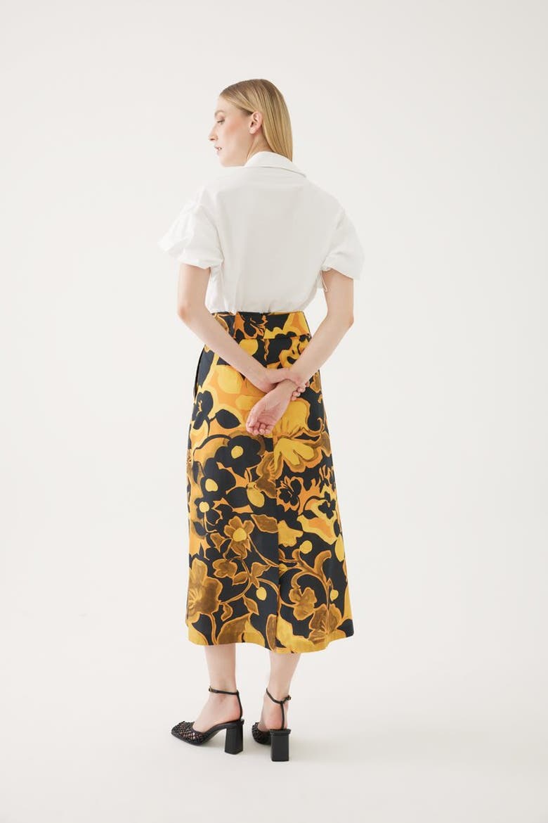 Fish Print Embellished Shirt, Alternate, color, WHITE