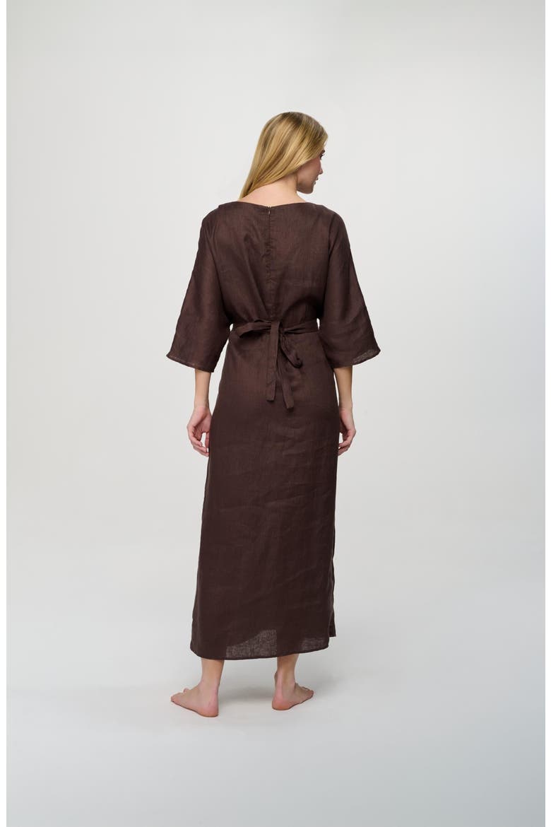 Macie Dress, Alternate, color, Chocolate Brown