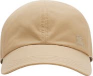 Burberry Equestrian Knight Design Cotton Gabardine Baseball Cap