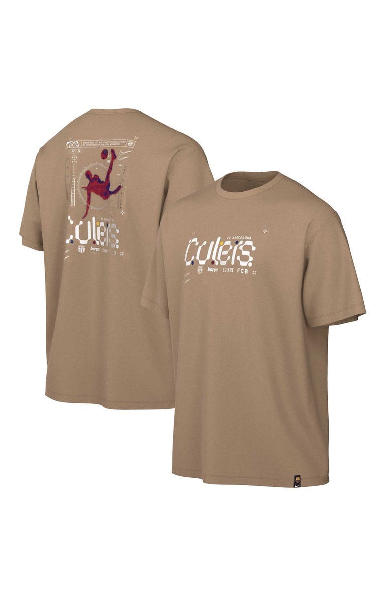 Nike Men's Nike Brown Barcelona Air Traffic T-Shirt, Alternate, color, 