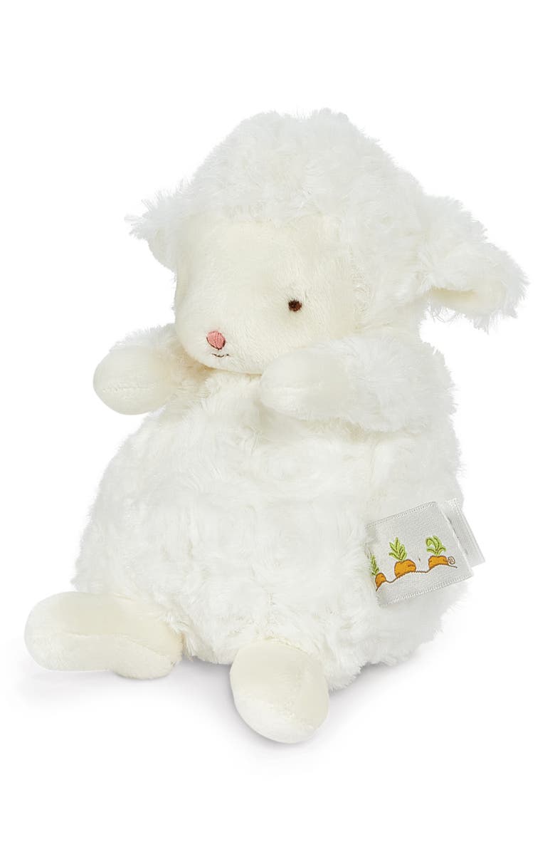 Bunnies by the Bay Wee Kiddo Plush Lamb, Alternate, color, White