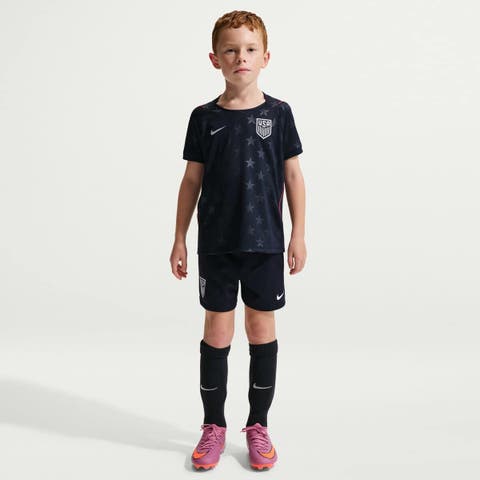 Preschool Nike Navy USMNT 2026 Away Stadium Replica Kit Set