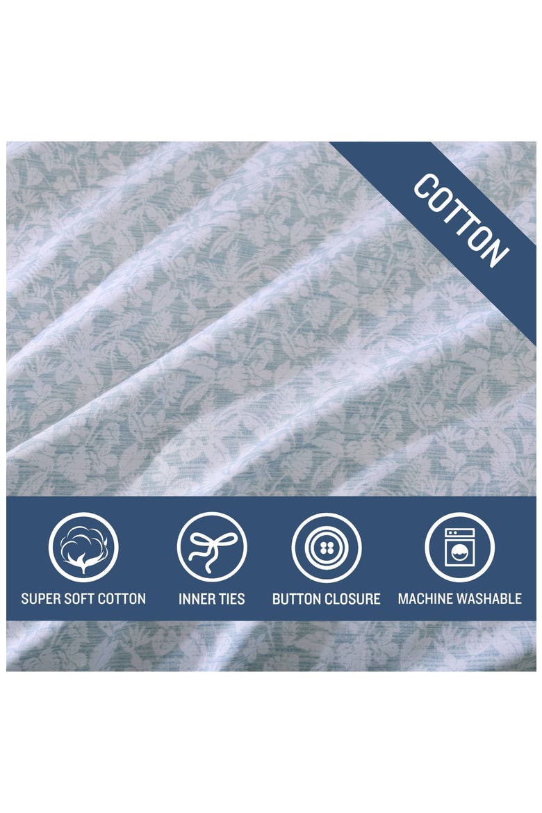 Costa Blanca Duvet Cover & Sham Set, Alternate, color, BLUE SKY
