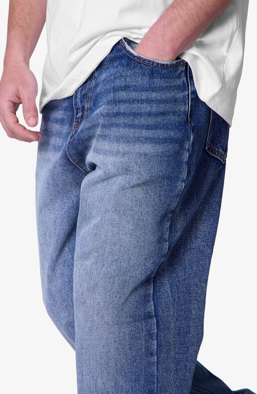 Mnml Baggy Straight Leg Jeans In Blue
