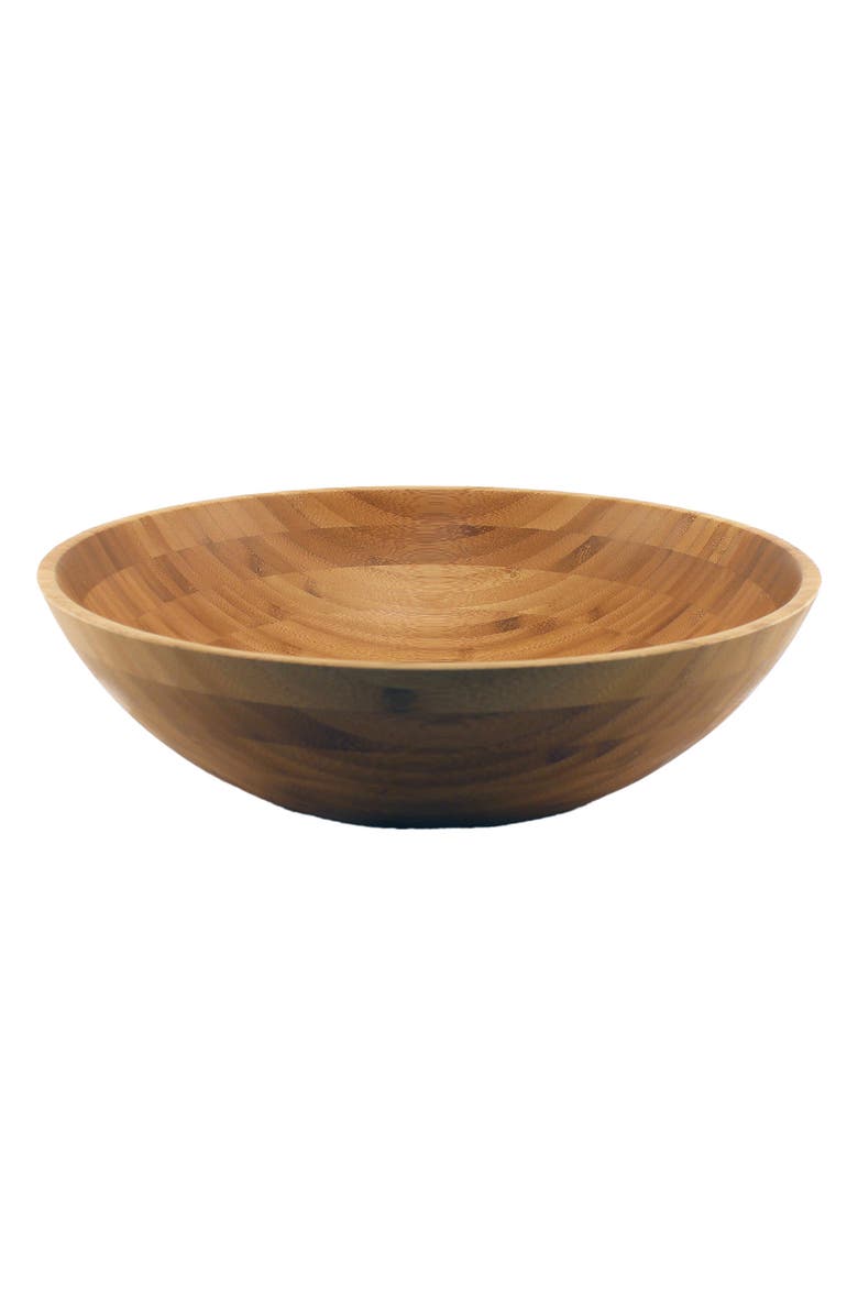 BergHOFF INTERNATIONAL 14" Bamboo Salad Bowl, Main, color, Beige