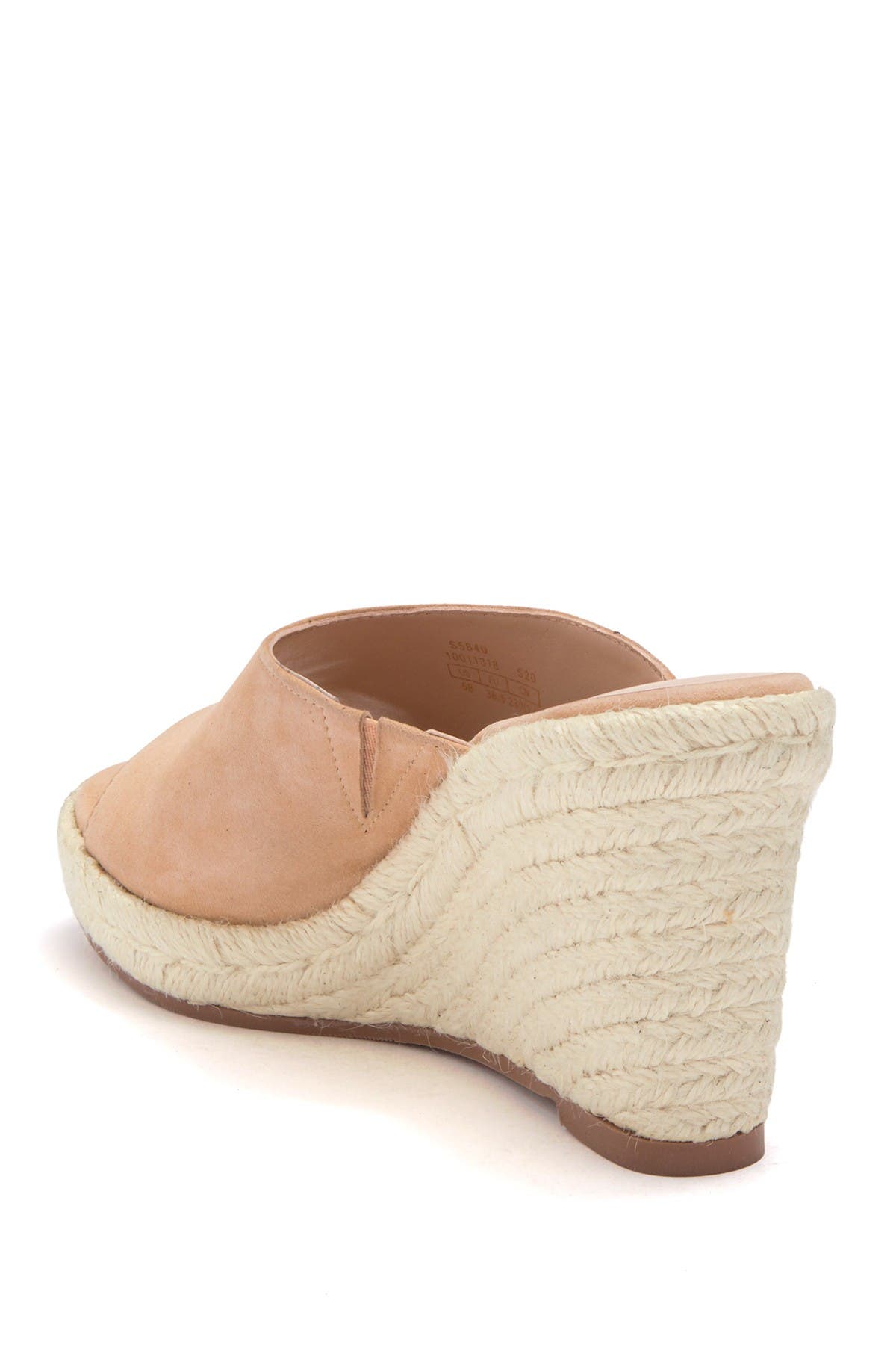 Wonda Espadrille Wedge Mule, Alternate, color, ADOBE