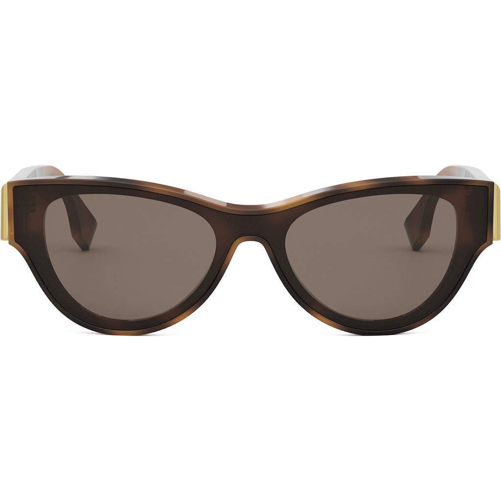 Fendi Cat's Eye Frame Sunglasses In Brown