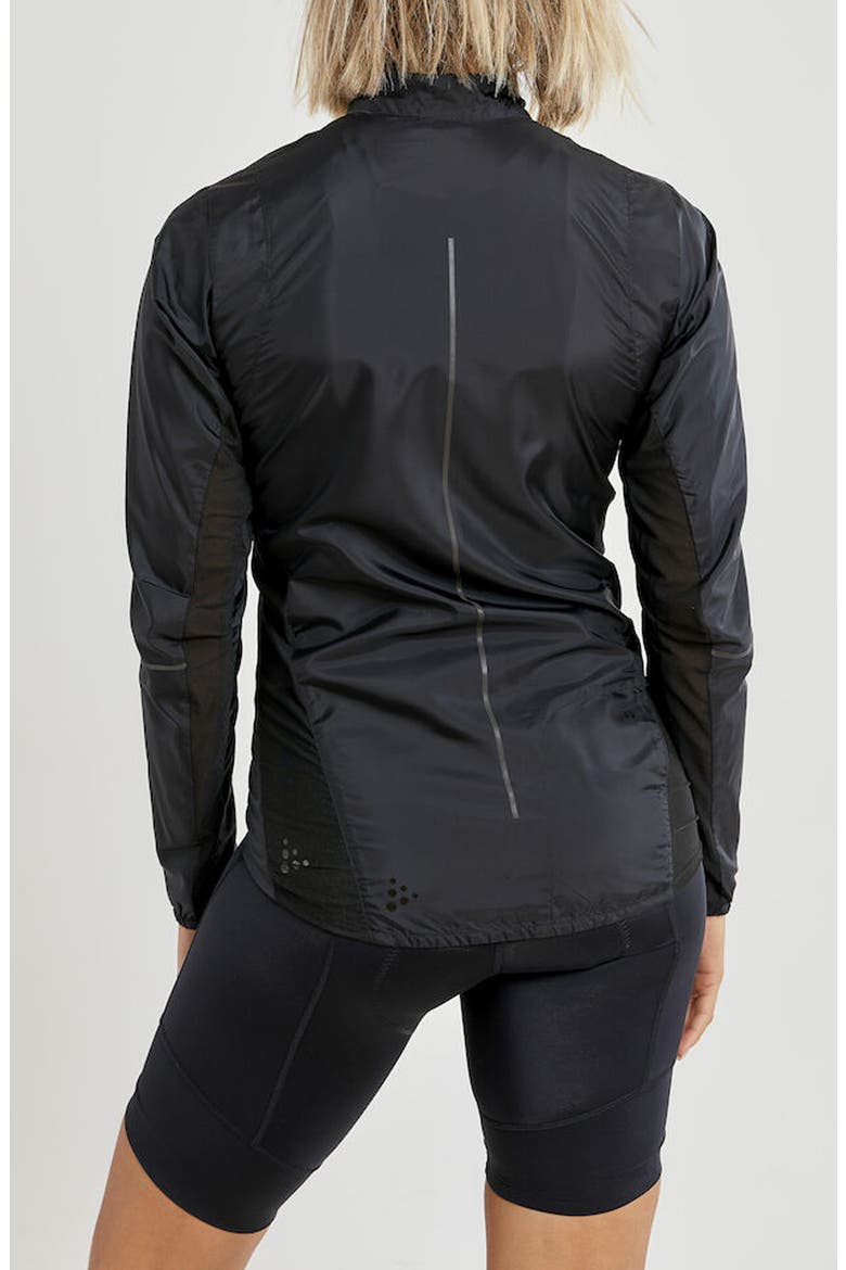 Essence Light Wind Packable Jacket, Alternate, color, BLACK