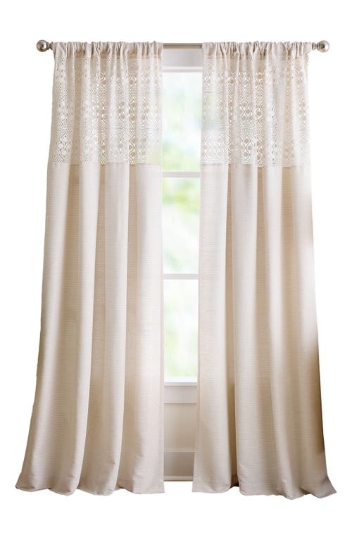 Peri Home Bahia Set Of 2 Curtain Panels In Neutral