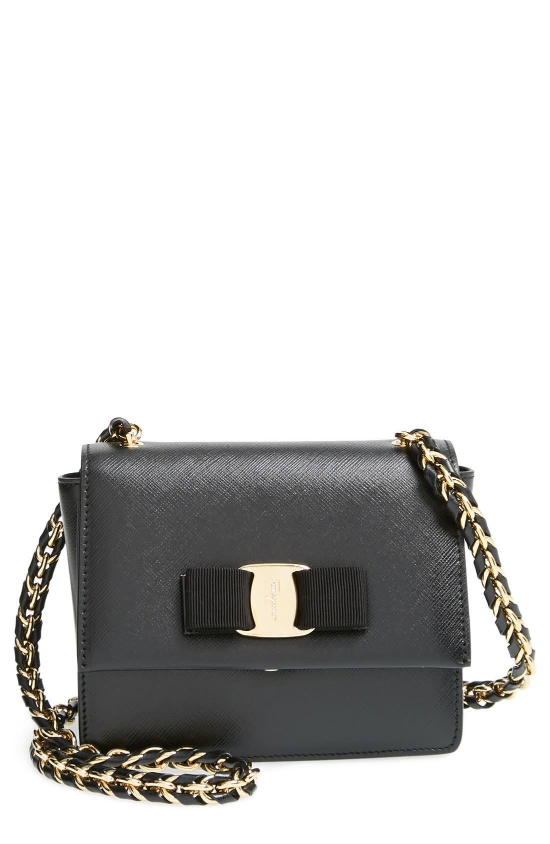 FERRAGAMO Salvatore Ferragamo 'Ginny - Mini' Crossbody Bag, Main, color, 