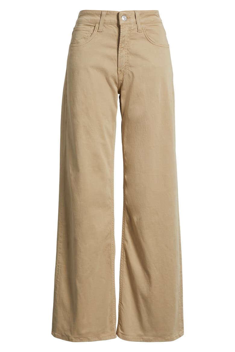 Alena High Waist Wide Leg Jeans, Alternate, color, FRENCH BEIGE SATEEN