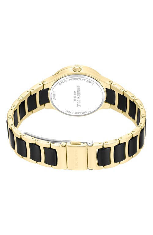 Kenneth Cole New York Monroe Bracelet Watch, 34mm In Black