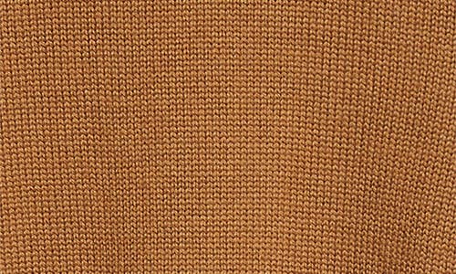Max Mara Acume Crop Virgin Wool Turtleneck Sweater In Tobacco