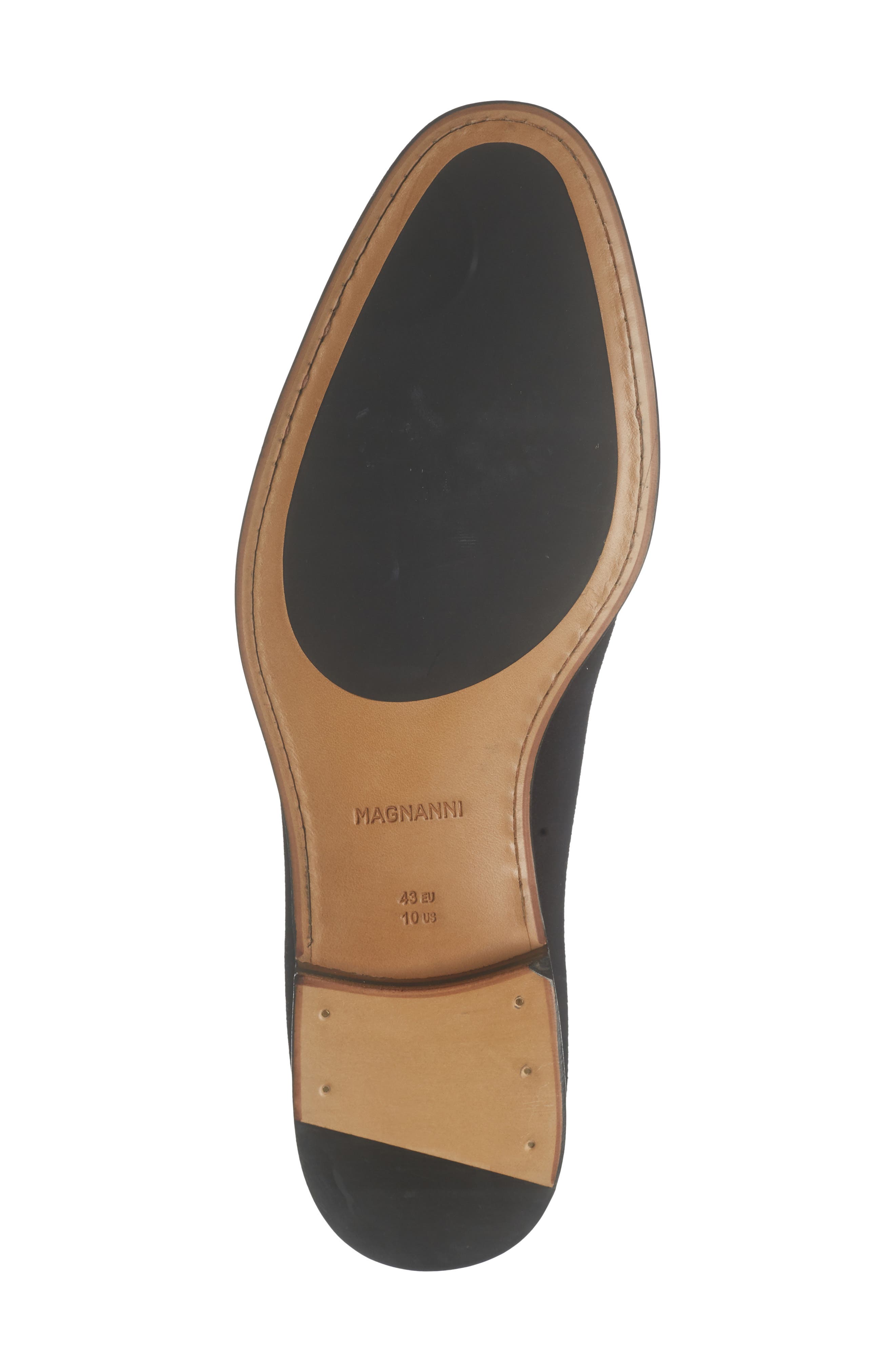 Magnanni Tassel Loafer, Alternate, color, Navy