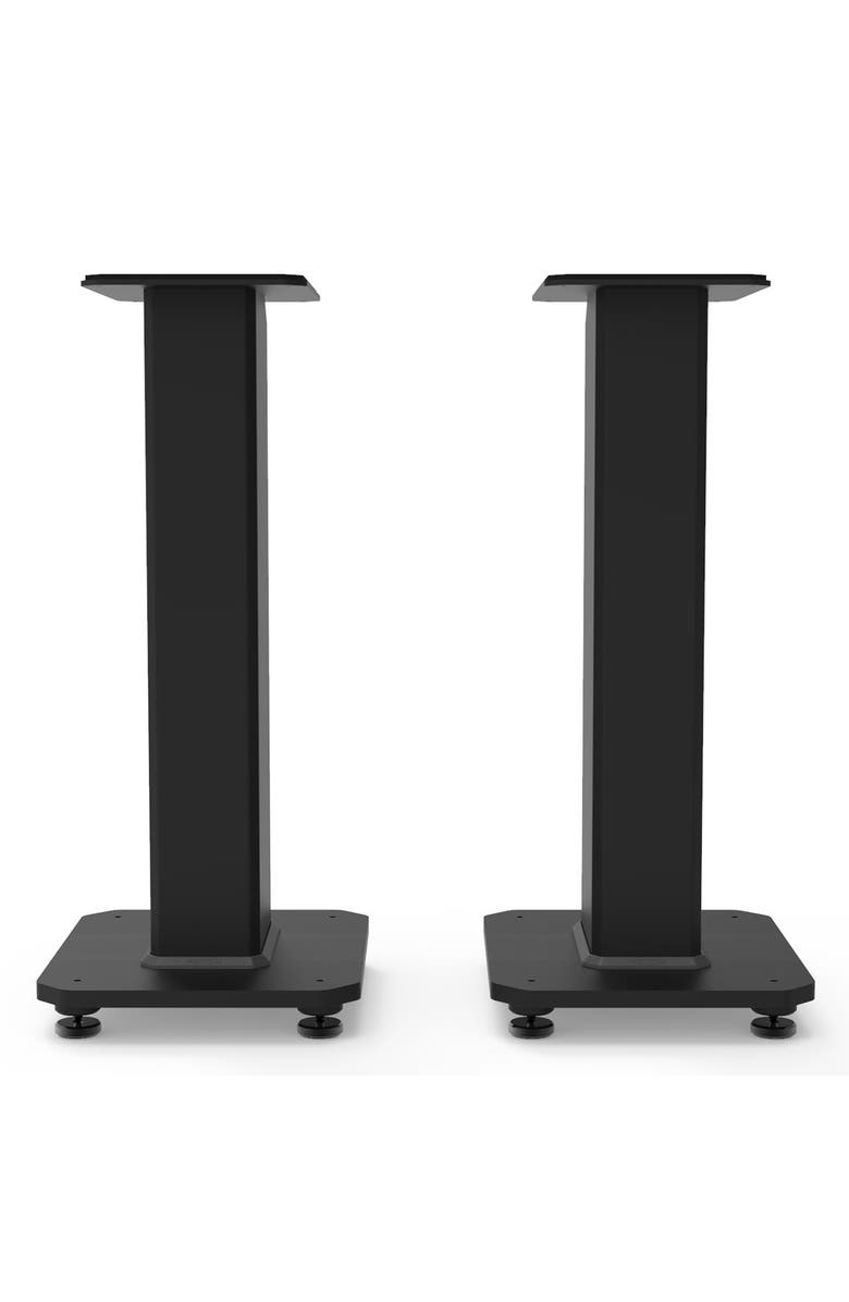 Kanto SX22 22" Tall Fillable Speaker Stands with Isolation Feet - Pair, Alternate, color, Black