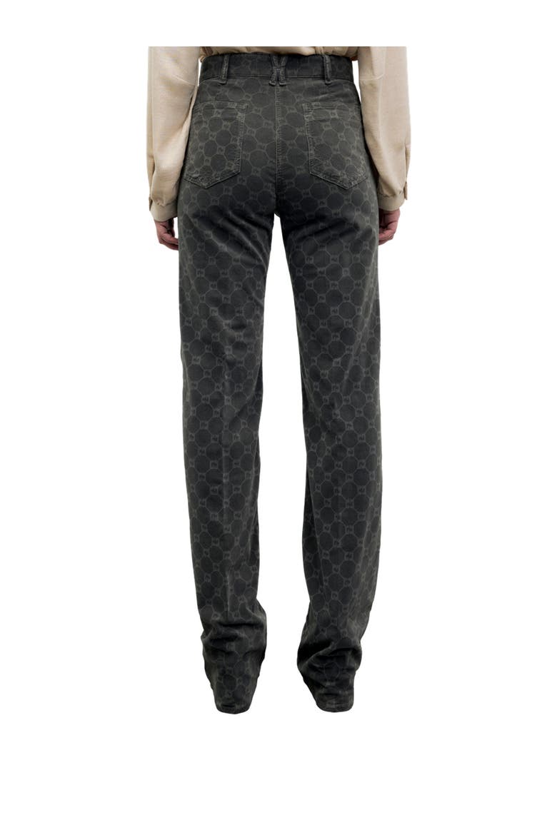 High-Rise Wide-Leg Jeans, Alternate, color, Charcoal