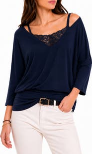 BLUEGREY Lace Inset Tunic
