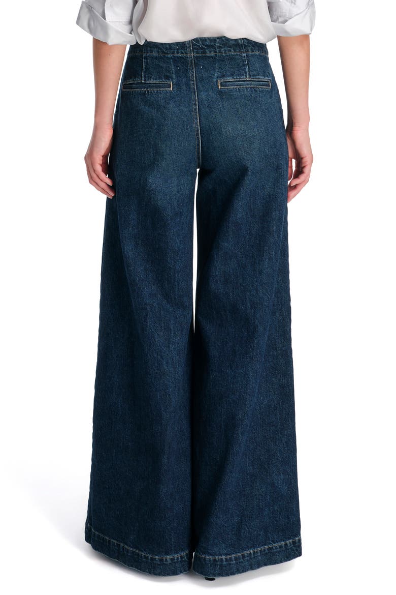 Dancing in the Dark Wide Leg Jeans, Alternate, color, DARK WASH