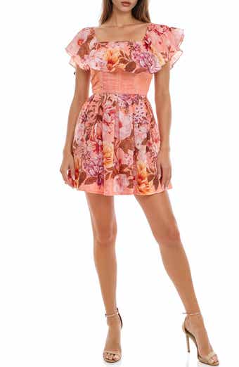 Socialite Ruffle Party Minidress