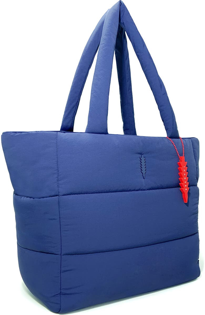 Thacker Quinn Quilted Nylon Tote, Alternate, color, Night Blue