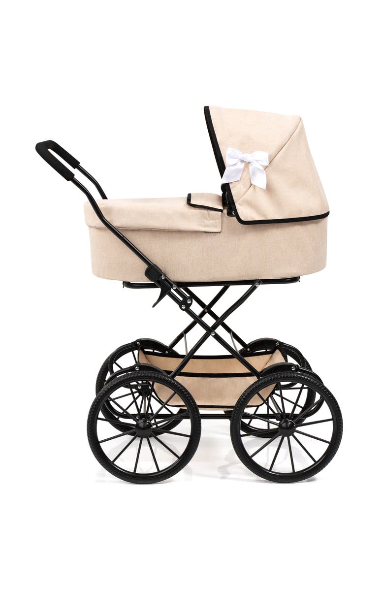 Bayer Design Doll Pram Classic, Bassinet Push Stroller, For Dolls Up To 18 Inches, Kids 3+, Alternate, color, Multicolored
