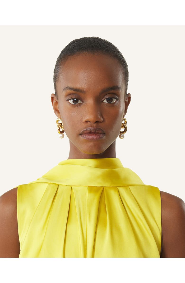 Lanvin Les Perles By Lanvin Earrings, Alternate, color, Pearl/Gold