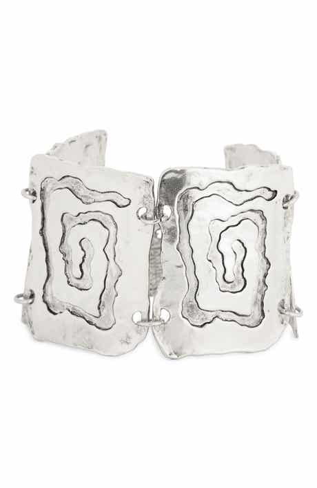 Karine Sultan Spiral Plate Bracelet