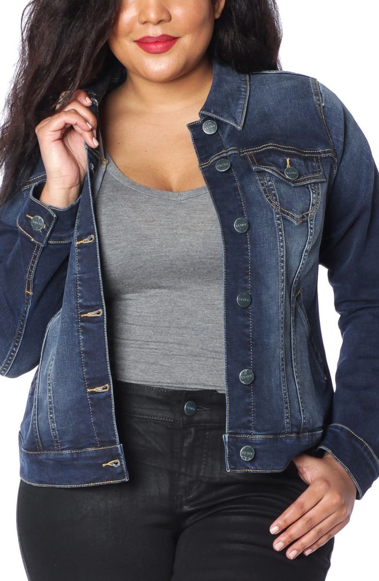 SLINK Jeans Denim Jacket, Main, color,