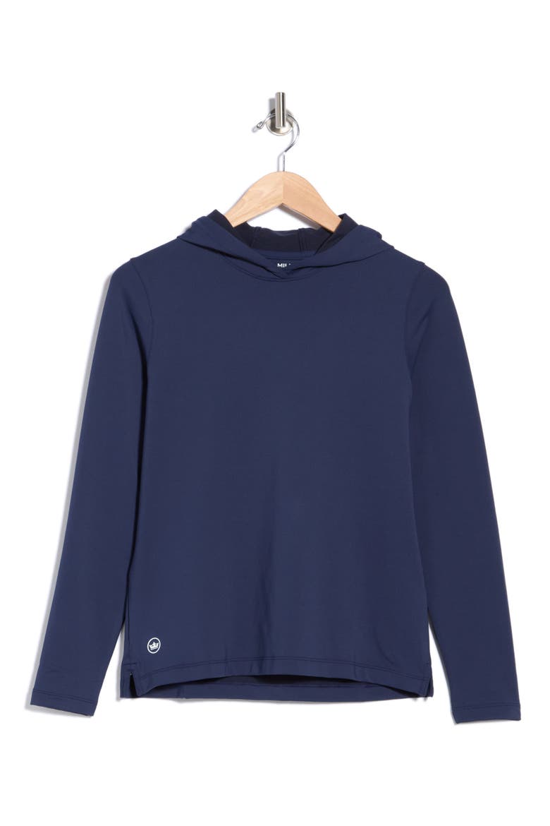 Pine Performance Hoodie, Alternate, color, NAVY