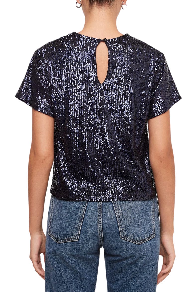 Aerin Sequined Top, Alternate, color, MIDNIGHT BLUE