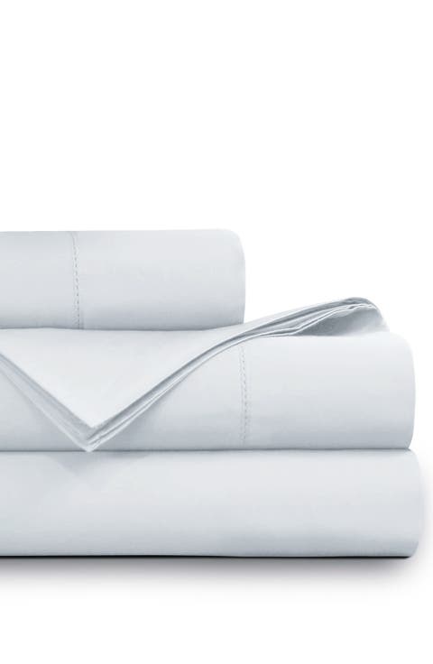 Set of 2 Cotton Sateen Pillowcases