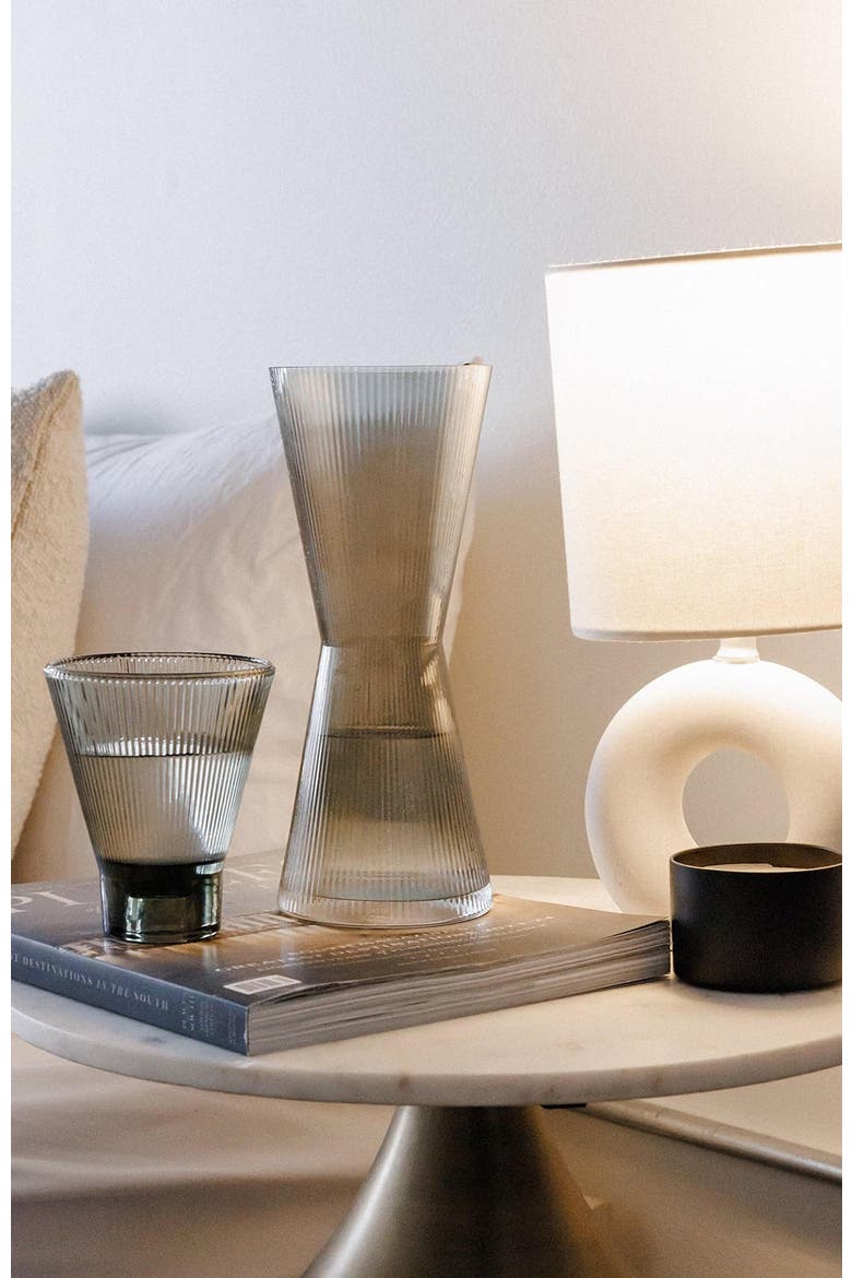 Decanter Drinkware Set, Alternate, color, Charcoal