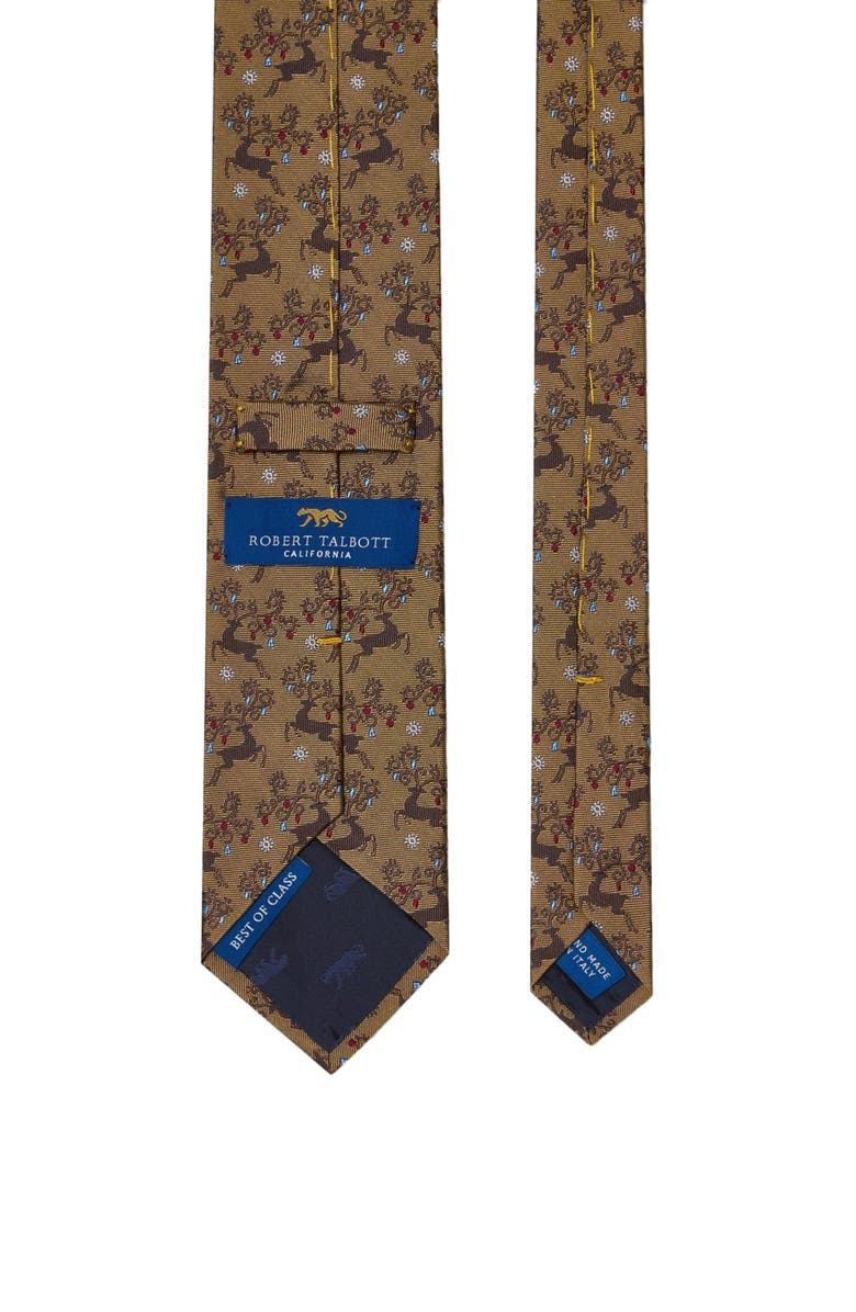 Robert Talbott Robert Reindeer Best of Class Necktie, Alternate, color, 