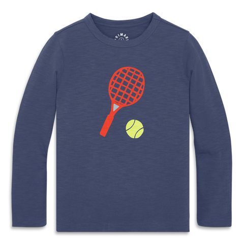 Kids Long Sleeve Tennis Tee
