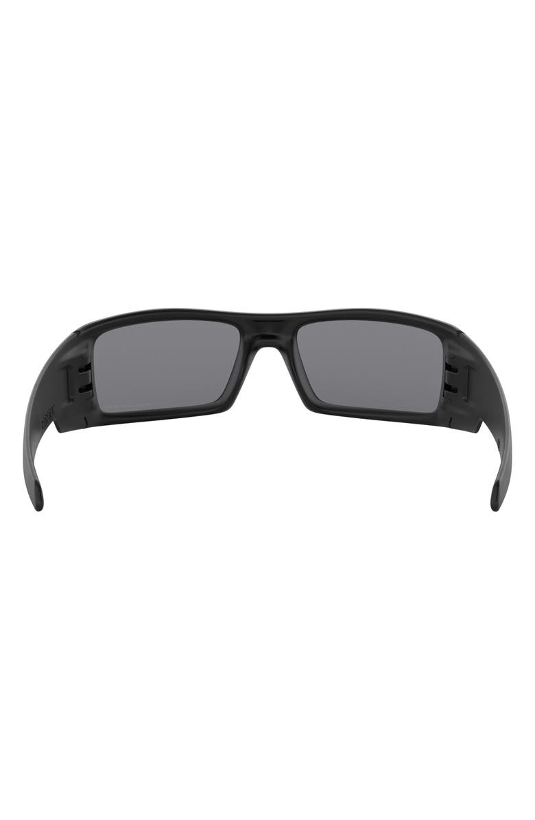 Oakley Gascan<sup>®</sup> 60mm Polarized Rectangular Sunglasses, Alternate, color, Black