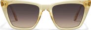 QUAY Call The Shots 54mm Gradient Cat Eye Sunglasses