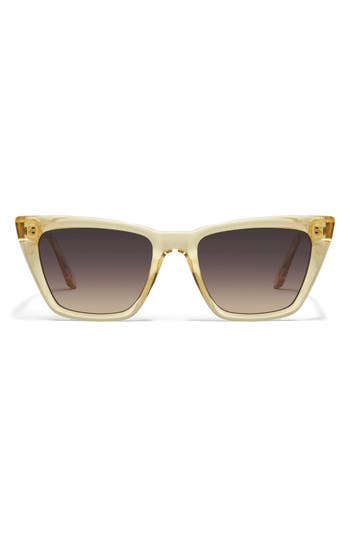 Quay Call The Shots 54mm Gradient Cat Eye Sunglasses In Multi