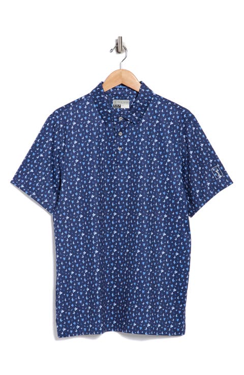 All Over Birdie Knit Polo