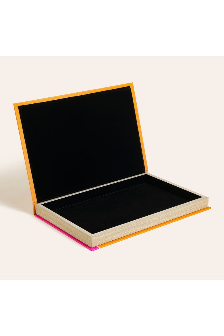 Olbia Decorative Box 9.5" x 13.5" Artisan Storage, Alternate, color, Yellow