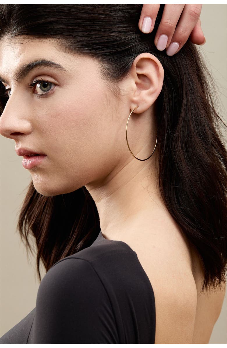 Set & Stones Estelle Hoops, Alternate, color, Gold