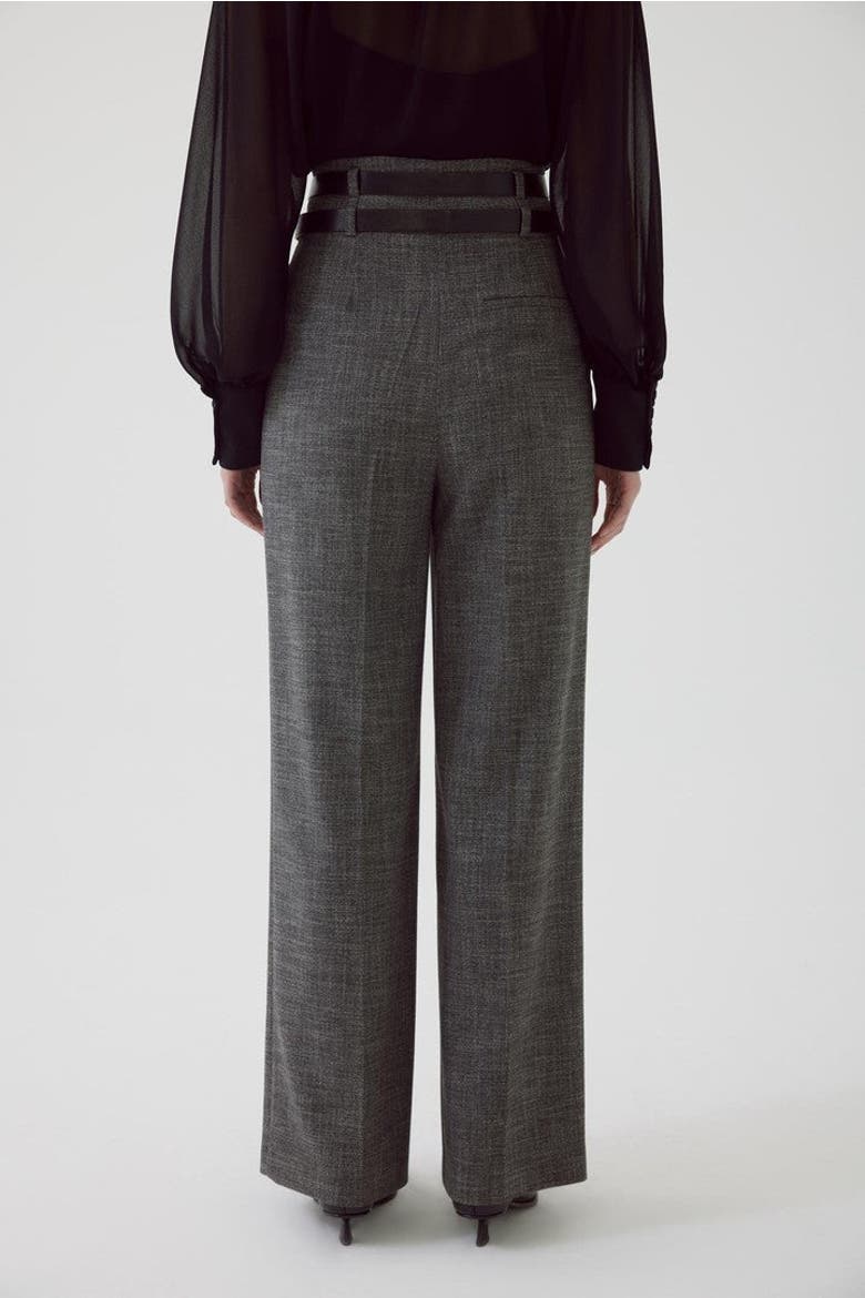 Albus Belted Pants, Alternate, color, ANTHRACITE