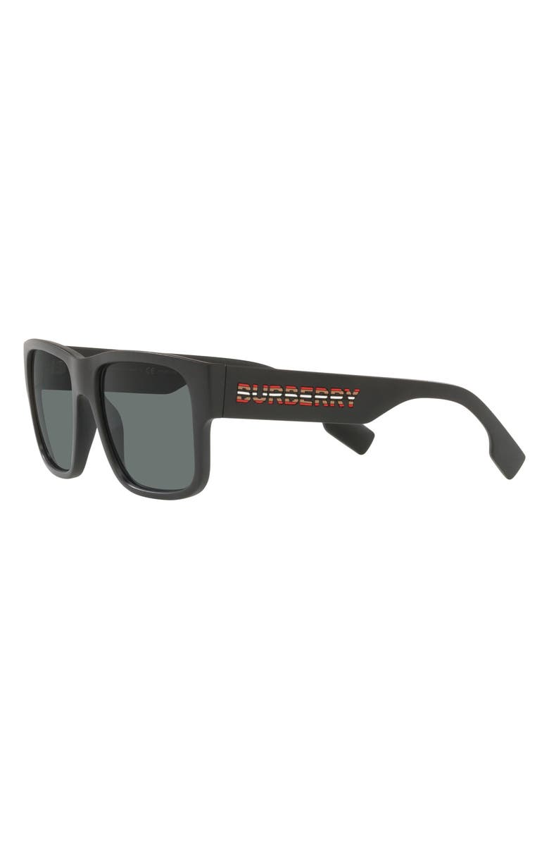 Burberry 57mm Polarized Square Sunglasses, Alternate, color,