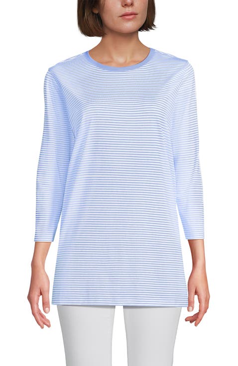3/4 Sleeve Cotton Supima Tunic
