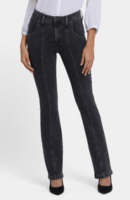NYDJ Billie Seamed High Waist Mini Bootcut Jeans