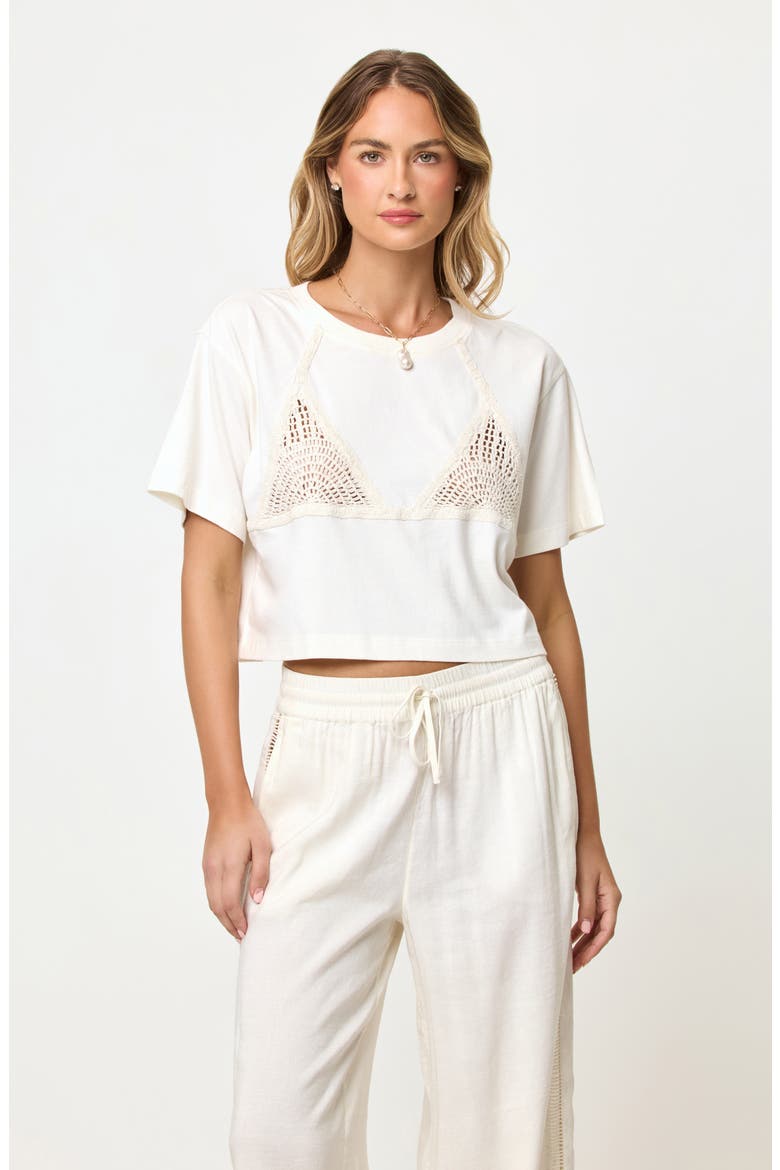 At Your Leisure Linen Blend Cover-Up Pants, Alternate, color, CREAM/ NATURAL
