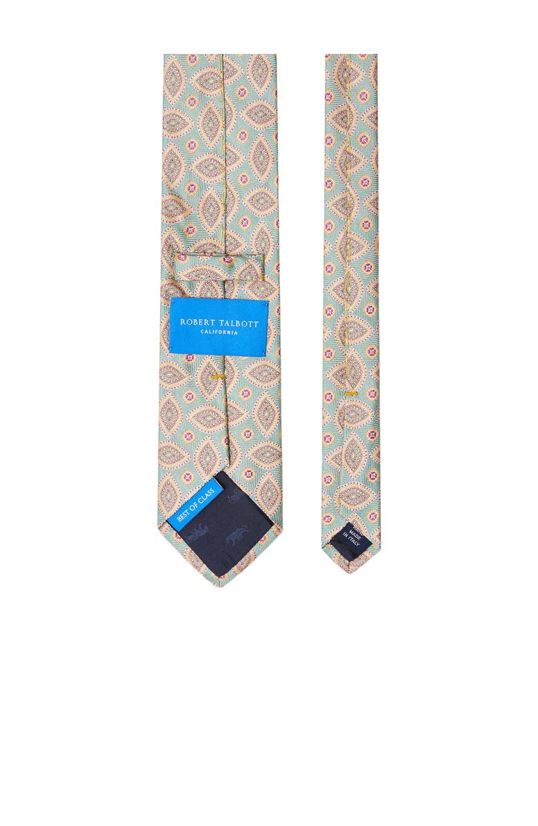 Robert Talbott Robert Geo Paisley Best of Class Necktie, Alternate, color, Green