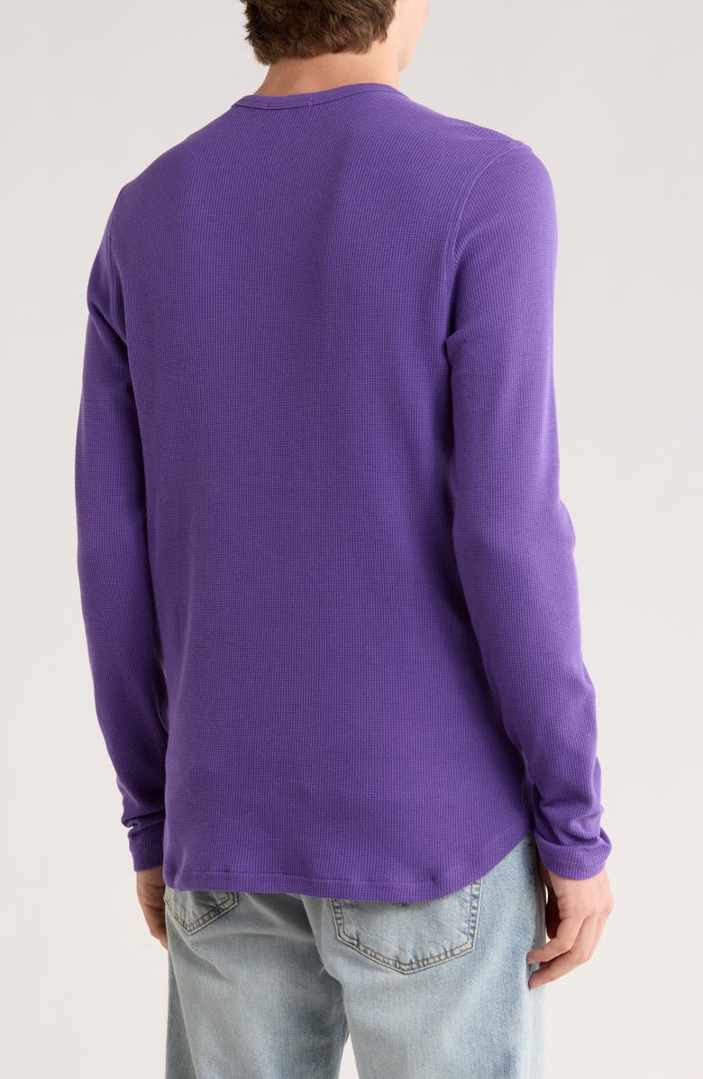 Junk Food Vikings Long Sleeve Thermal Graphic T-Shirt, Alternate, color, Purple