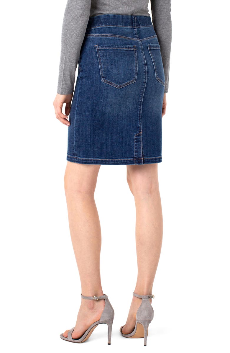 Liverpool Los Angeles Chloe Denim Pencil Skirt, Alternate, color,