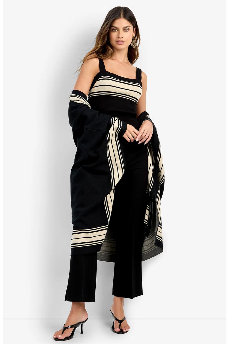 Villas Poncho, Alternate, color, Black